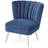 Point Velvet Occasional Lounge Chair