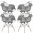 Life Interiors Chrono Patchwork Eiffel Kitchen Chair