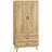 Homcom 2 Door Wardrobe 80x185cm