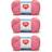 Red Heart Soft Baby Steps Strawberry Yarn 3 Pack of 141g/5oz Acrylic 4 Medium Worsted 256 Yards Knitting/Crochet