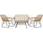 Dkd Home Decor Outdoor Sofa 124 x 74 x 84 cm Garden Bench