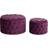 Dkd Home Decor Purple Burgundy Foot Stool