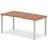 Evolve Single Silver Frame Writing Desk