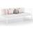 vidaXL Pull-out Sofa Bed Frame 90x200 cm White Metal