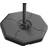 Schneider Schirme Plastic Umbrella Base Grey 30.48cm H x 281.94cm W x 111cm D