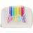 Loungefly Lisa Frank Rainbow Logo Zip Wallet - Brown/Pink/Purple