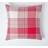 Homescapes Tartan Pattern Cushion Cover Red (60x60cm)