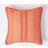 Homescapes Cotton Striped Terracotta Morocco Cushion Cover Orange