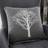 Fusion Woodland Trees Print Complete Decoration Pillows Black, Grey