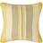 Homescapes Cotton Striped Morocco Cushion Cover Yellow