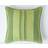 Homescapes Striped Morocco Cushion Cover Green