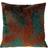 Paoletti Palm Grove Velvet Jacquard Complete Decoration Pillows Multicolour, Orange (50x50cm)