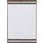 Securit Walnut Tablet Menuholder A4