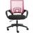 Premier Housewares Pink Office Chair