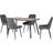 SECONIQUE Quebec Wave Edge Dining Set
