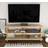 Decorotika Gold Colour/Oak Pattern DECOROTIKA TV Bench