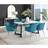 Furniturebox Box Carson White Marble Dining Set