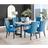 Box Carson White Dining Table