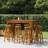 vidaXL Solid Wood Acacia Outdoor Bar Set