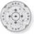 Royal Copenhagen Sort Musselmalet Halvblonde Flat tallrik 22cm