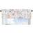 Sweet Jojo Designs Blush Pink Grey and White Window Treatment Valance