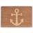 Relaxdays Anchor Coir Doormat Brown, Natural cm