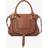 Chloé Brown Marcie Double Shoulder Bag 25M Tan UNI