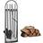 Relaxdays 5-Piece Fireplace Companion Set 15 x 23 x 66 cm