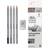 Winsor & Newton 0490004 Graphitstifte Set mit Radiergummi, 4 Skizzierstifte in 8B, 4B, 2B und HB, 1 Stück 1er Pack