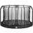 Salta Trampolin Premium Ground 396 cm inkl. sikkerhedsnet Sort