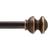 Kenney KN71718 Kendall Knob End Standard Decorative Window Curtain Rod 28-48 Adjustable Length Oil Rubbed Bronze Finish 5/8 Diameter Steel Tube 121.92cm