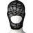 Master Series Lace Seduction Bondage Huva Svart