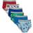Hanes Men's Toddler Boys Potty Trainer Boxer Briefs, 6-Pack, Assorted, 4