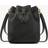 MCM Embossed Visetos Monogram Bucket Bag - Black