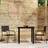 vidaXL 3 Piece Garden Patio Dining Set, 1 Table incl. 2 Chairs