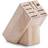 Zeller 24551 Knivblock Gummiträd 12.5 x 22 x 25 cm