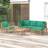 vidaXL 6 dynor Loungeset, Bord inkl. 2 Stolar