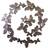 Geko Metal Swirl Butterfly Wall Decor
