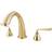 Kingston Brass KS2362ZL Two Handle Roman Tub Silver