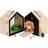 Small Foot Plush Fabric Rabbit Hutch for Children multicoloured