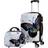 World Traveler Butterfly Luggage 2-Piece Carry-On Set
