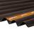 Brown Corrapol-BT Corrugated Bitumen Sheet 930 X