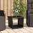 vidaXL havebord glasbordplade