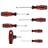 KS Tools ERGOTORQUEmax Hammer Cap Set 7 pcs Pan Head Screwdriver