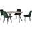 SECONIQUE Emerald Athens Effect/Black Dining Set