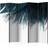 Arkiio Dark Blue Feather II Rumsavdelare 225x172cm