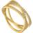 Aqua Dulce Daimi Ring - Gold/Transparent