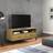 vidaXL Oslo Solid Wood Pine Cabinet TV Bench