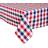 Design Imports DII 4th of July Tabletop Collection 60 x 84 Red Tablecloth Blue, White, Red (213.36x152.4cm)