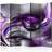 Arkiio Purple Swirls II Rumsavdelare 225x172cm